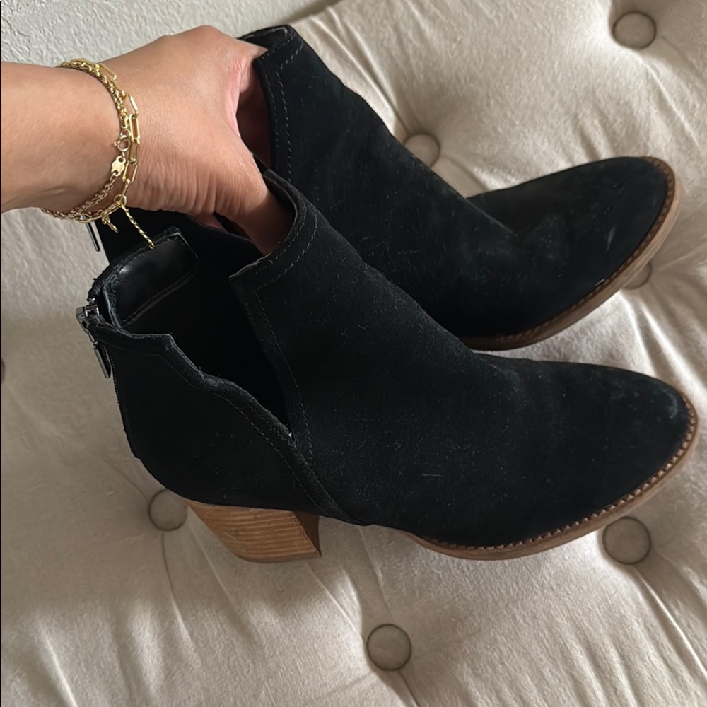 Black Suede Ankle Boots
